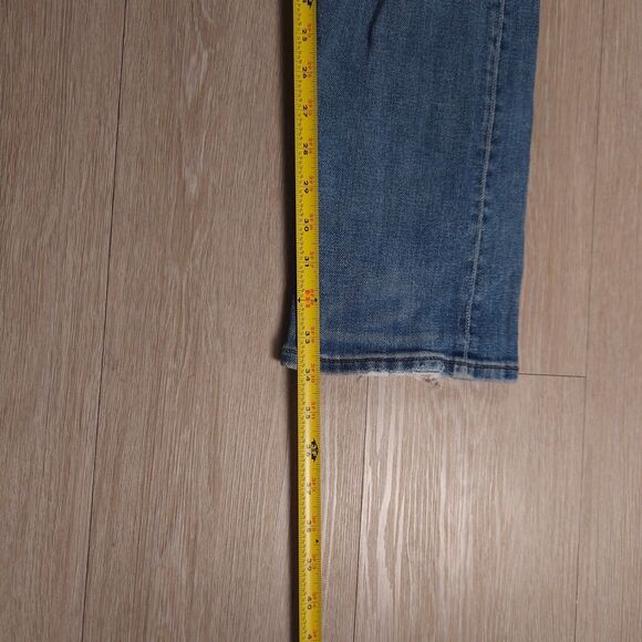 Uniqlo Selvedge Jeans Mens 33x34(35x34) Blue Light Wash Kaihara Slim Straight - Picture 14 of 14